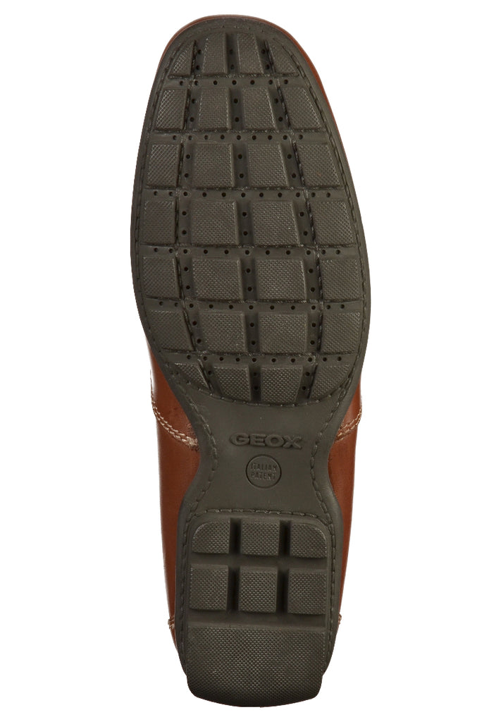 Geox Slipper Leder Coffee