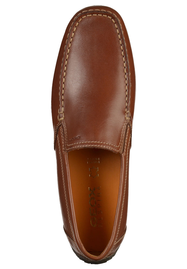 Geox Slipper Leder Coffee