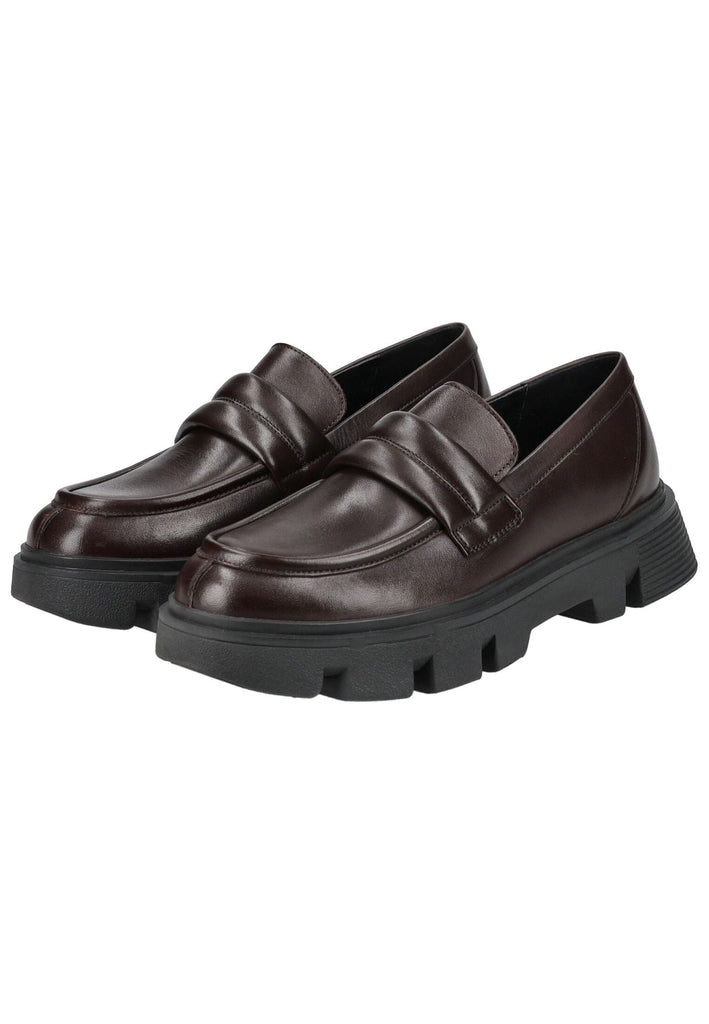 Geox Slipper Leder Coffee