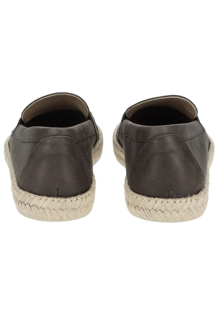 Geox Slipper Leder Dunkelbraun