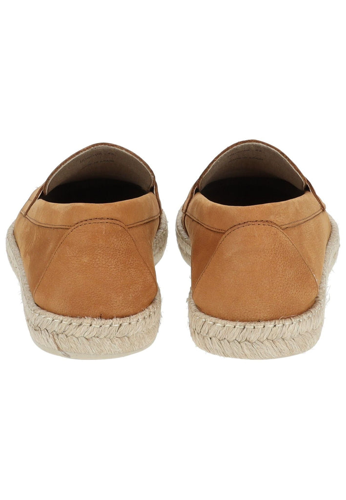 Geox Slipper Leder Hellbraun