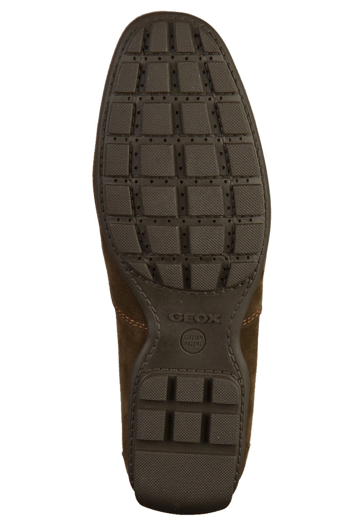Geox Slipper Leder Kaffee