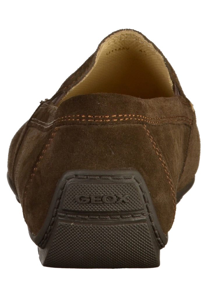 Geox Slipper Leder Kaffee