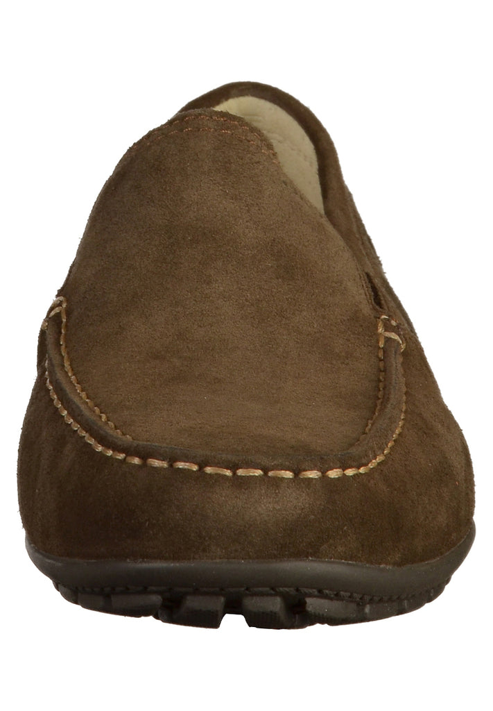 Geox Slipper Leder Kaffee