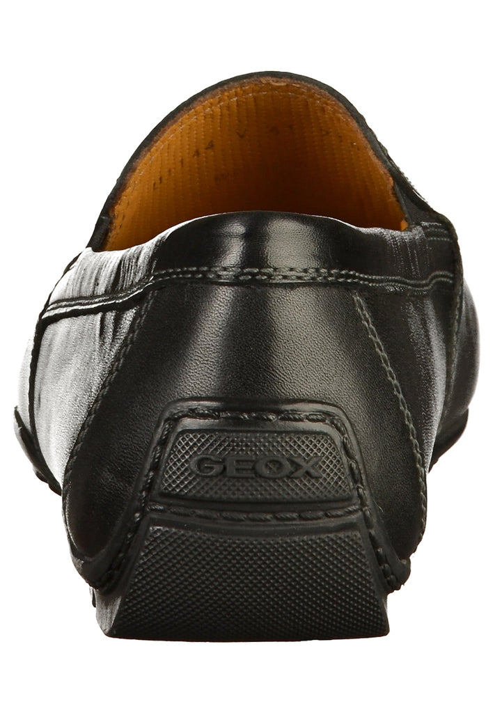 Geox Slipper Leder Schwarz