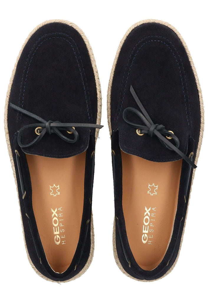 Geox Slipper Veloursleder Navy