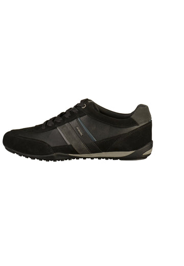Sneaker Geox Sneaker Leder Schwarz