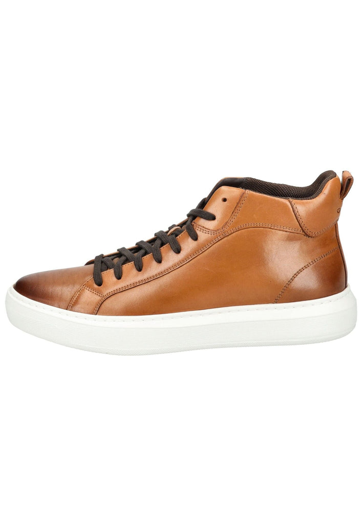 Sneaker Geox Sneaker Leder/Textil Hellbraun