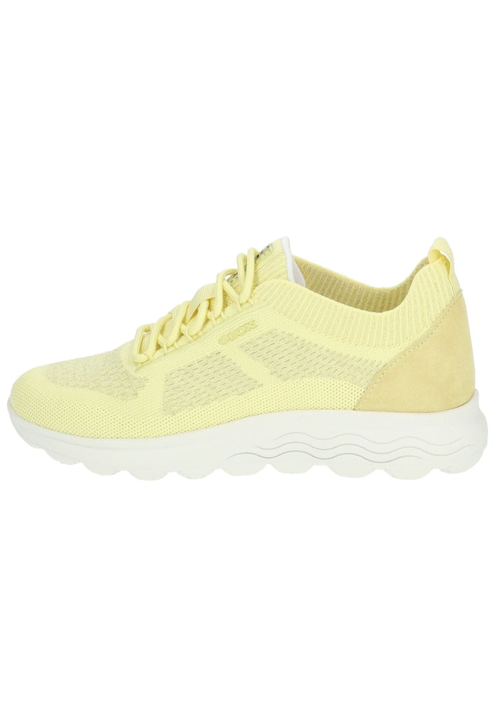 Sneaker Geox Sneaker Leder/Textil Hellgelb