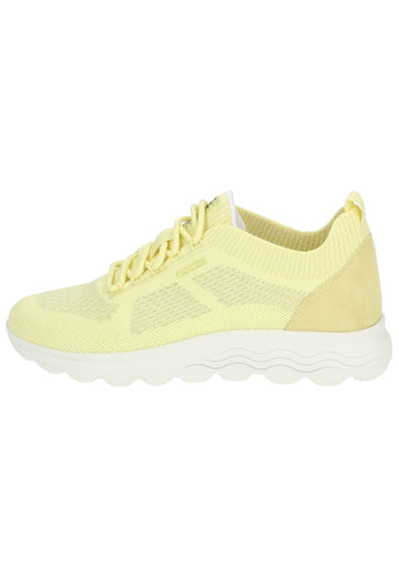 Sneaker Geox Sneaker Leder/Textil Hellgelb