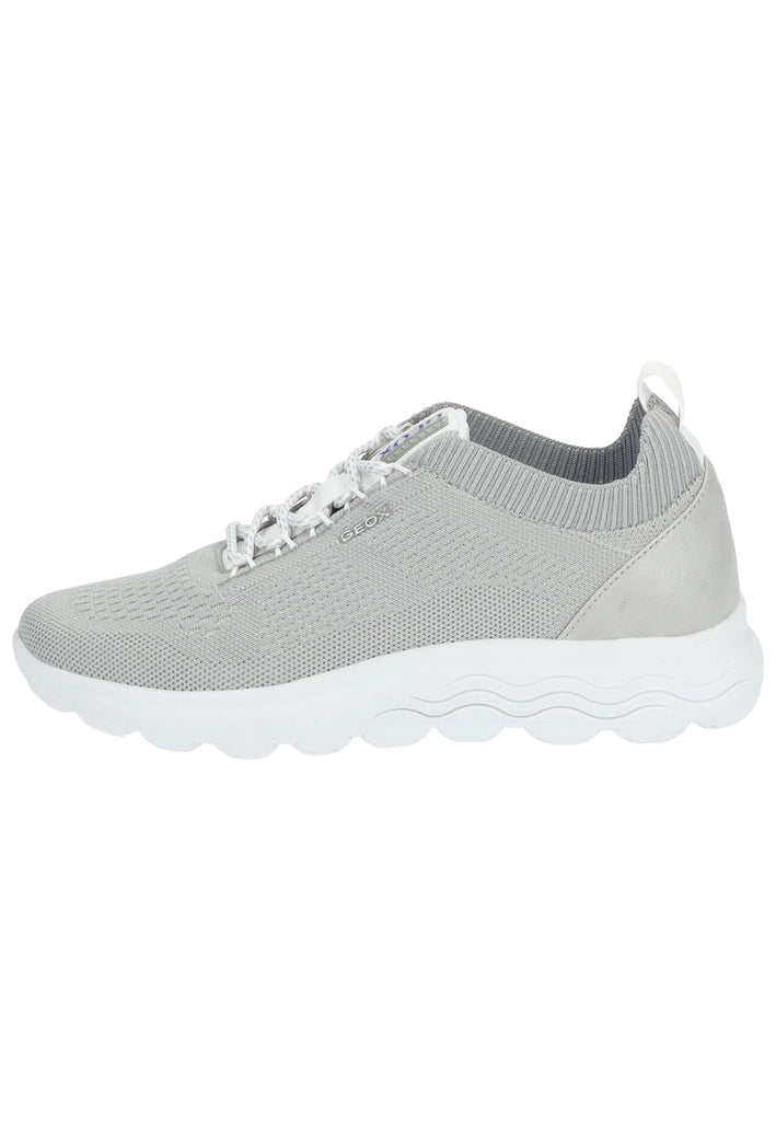 Sneaker Geox Sneaker Leder/Textil Hellgrau
