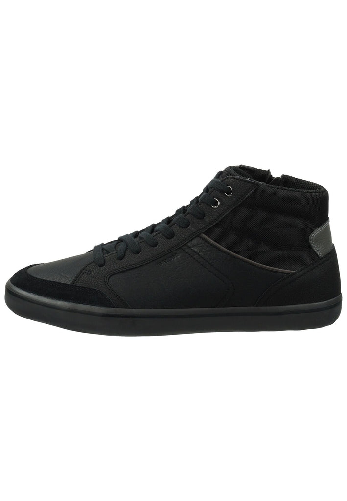 Sneaker Geox Sneaker Leder/Textil Schwarz