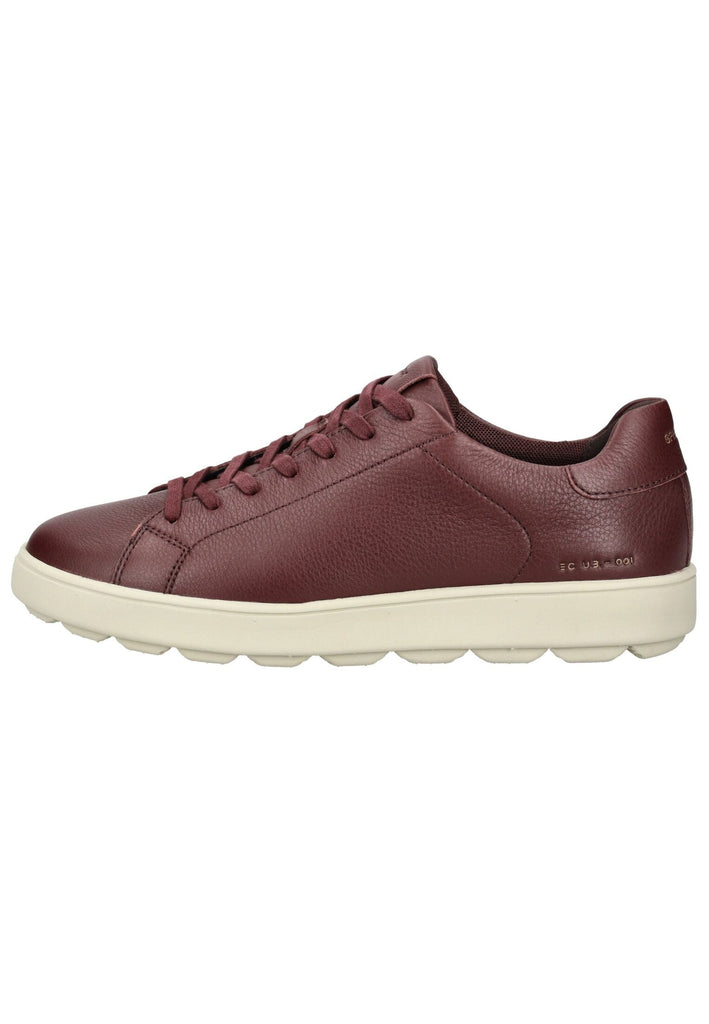 Sneaker Geox Sneaker Leder Weinrot