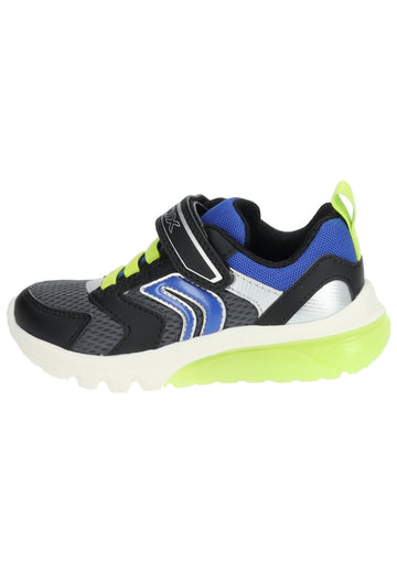 Sneaker Geox Sneaker Lederimitat/Mesh Grau/Blau