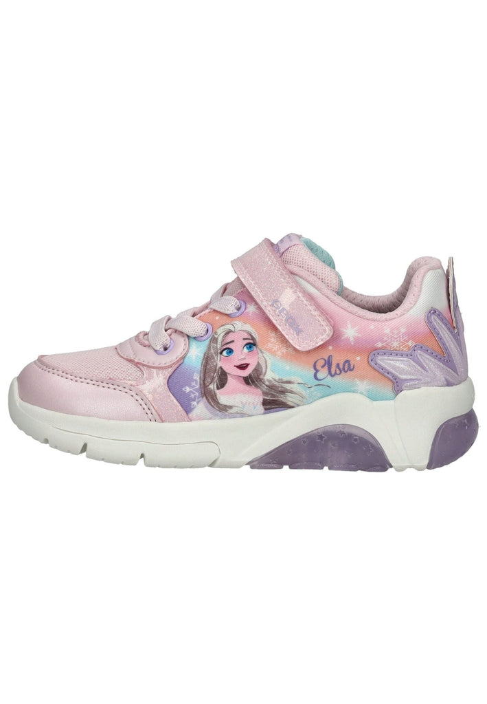 Sneaker Geox Sneaker Lederimitat/Mesh Pink/Violett