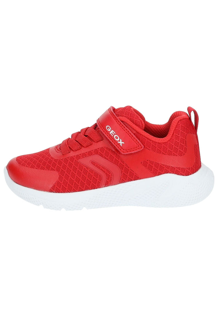 Sneaker Geox Sneaker Lederimitat/Mesh Rot