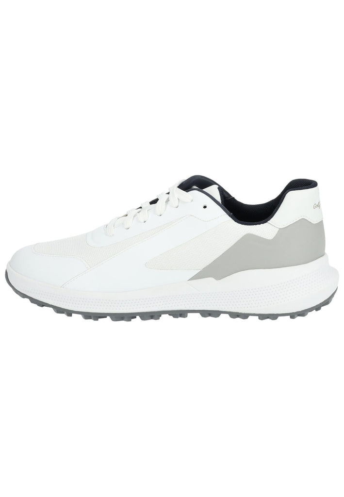 Sneaker Geox Sneaker Lederimitat/Mesh Weiß Kombi