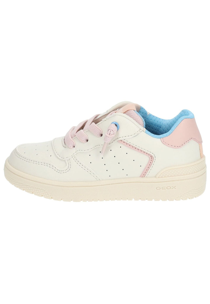 Sneaker Geox Sneaker Lederimitat/Textil Beige/Rosa