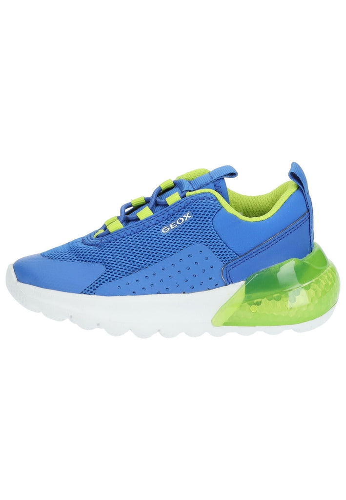 Sneaker Geox Sneaker Lederimitat/Textil Blau/Grün