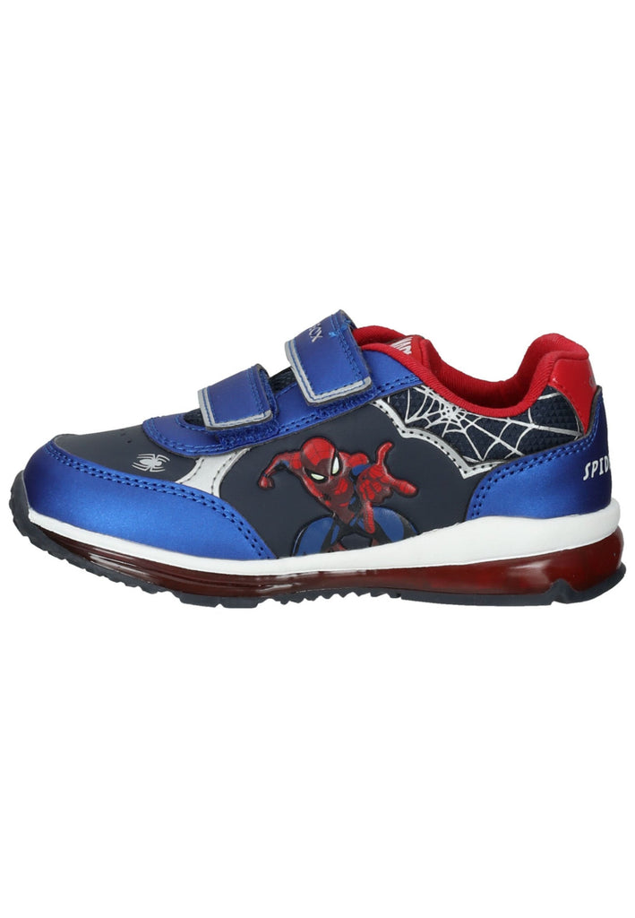 Sneaker Geox Sneaker Lederimitat/Textil Navy/Rot