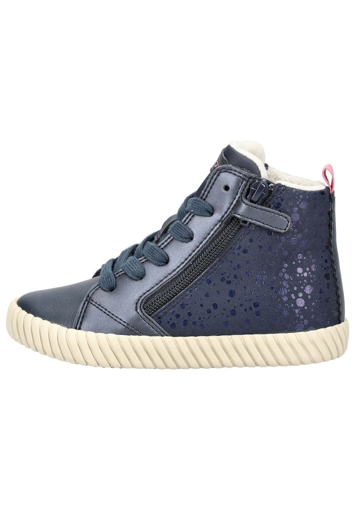 Sneaker Geox Sneaker Lederimitat/Textil Navy Warmfutter
