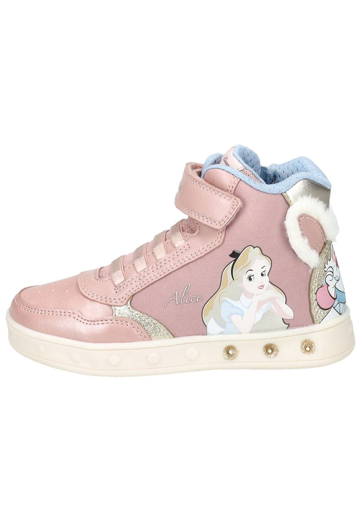 Sneaker Geox Sneaker Lederimitat/Textil Rose/Gold