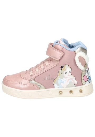 Sneaker Geox Sneaker Lederimitat/Textil Rose/Gold