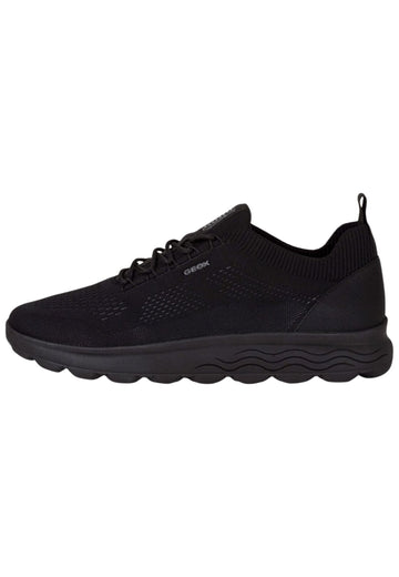 Sneaker Geox Sneaker Lederimitat/Textil Schwarz