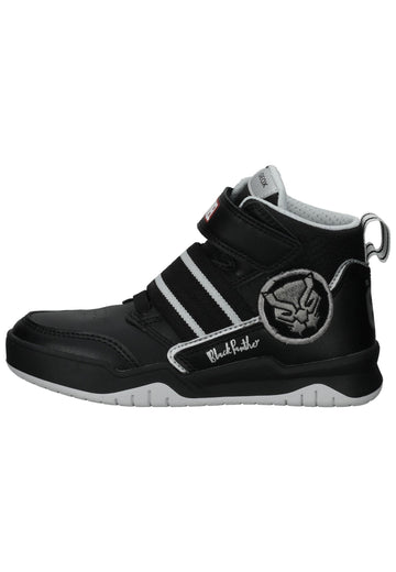 Sneaker Geox Sneaker Lederimitat/Textil Schwarz/Silber