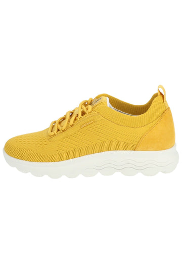 Sneaker Geox Sneaker Veloursleder/Textil Gelb
