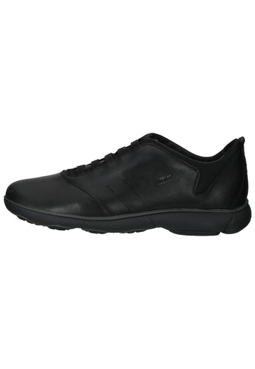 Sneaker Geox Sneaker Veloursleder/Textil Schwarz