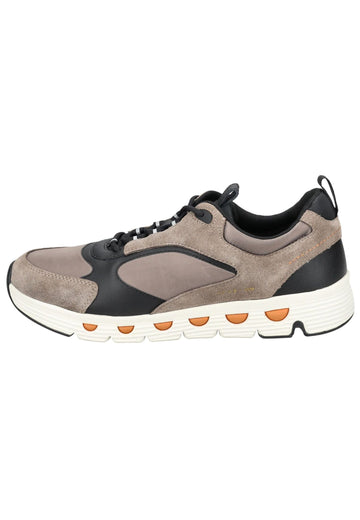 Sneaker Geox Sneaker Veolurs/Textil/Synthetik Grau/Schwarz