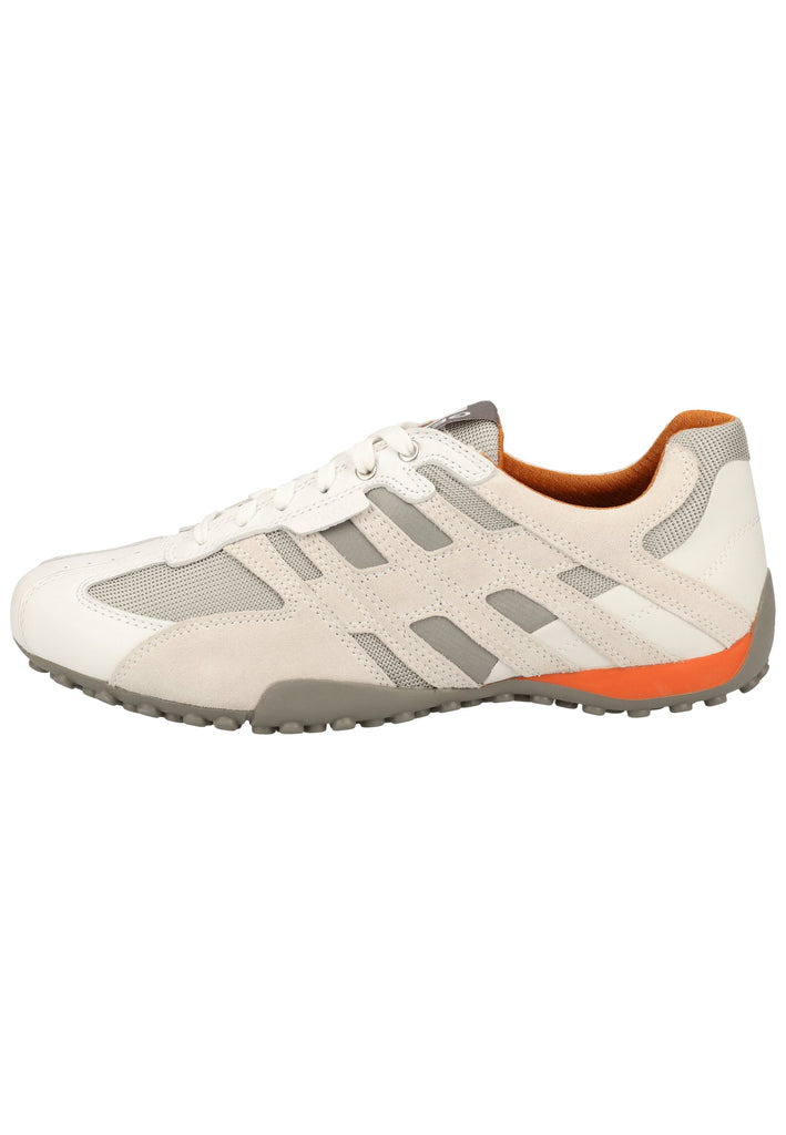 Sneaker Geox Sneaker Veolurs/Textil/Synthetik Weiß/Grau
