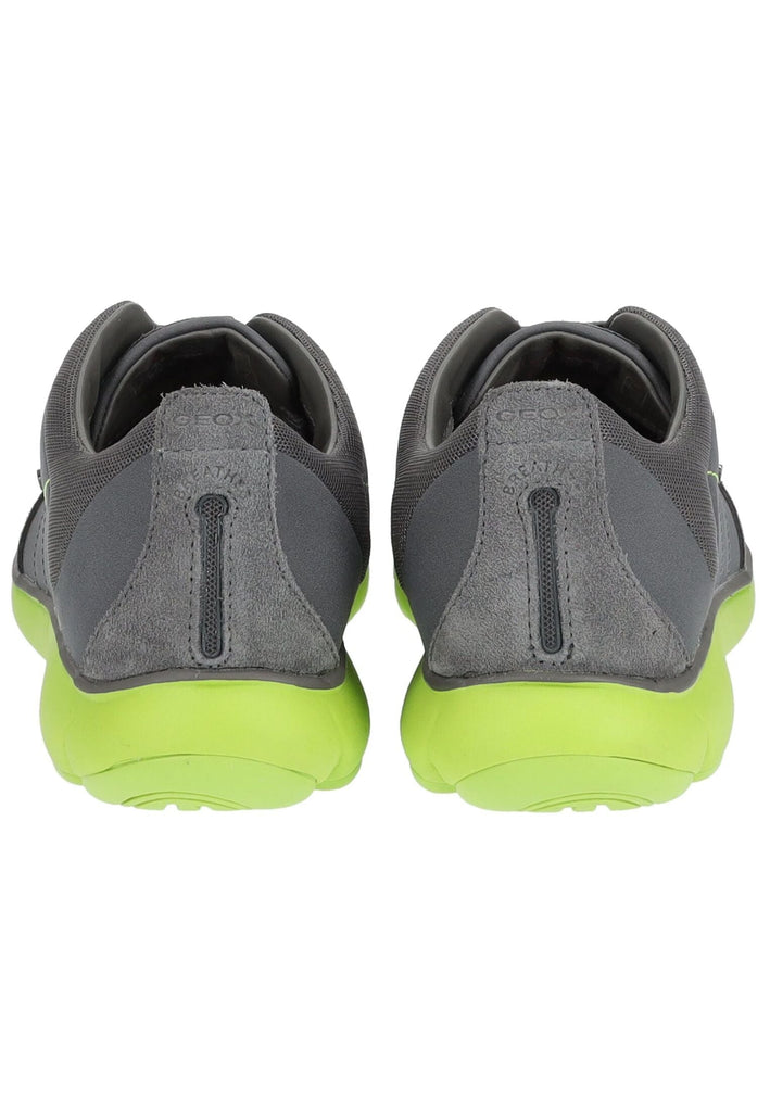 Geox Sneaker Leder/Mesh Grau/Grün