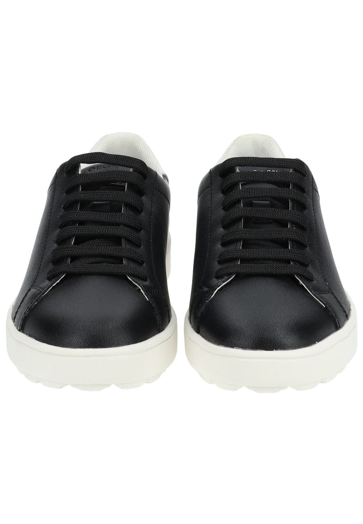 Geox Sneaker Leder Schwarz/Weiß