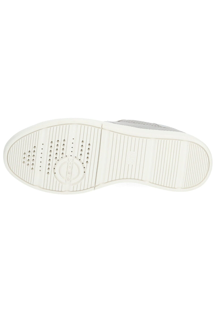 Geox Sneaker Leder/Synthetik Hellgrau