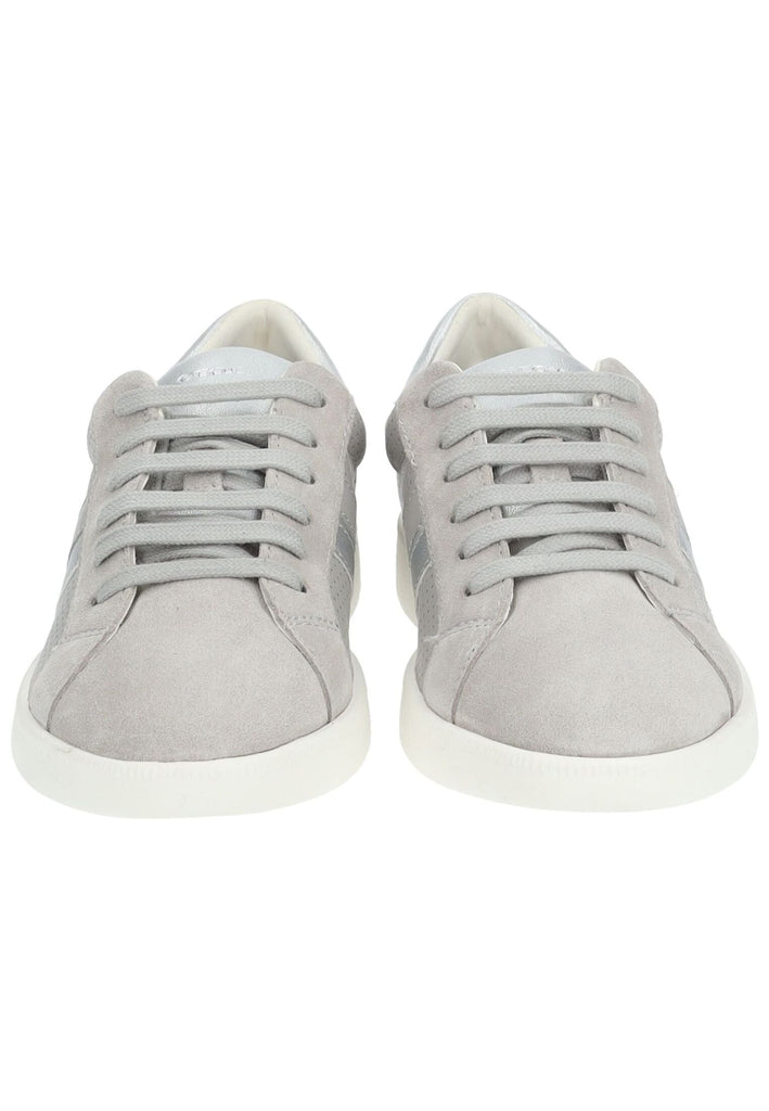Geox Sneaker Leder/Synthetik Hellgrau