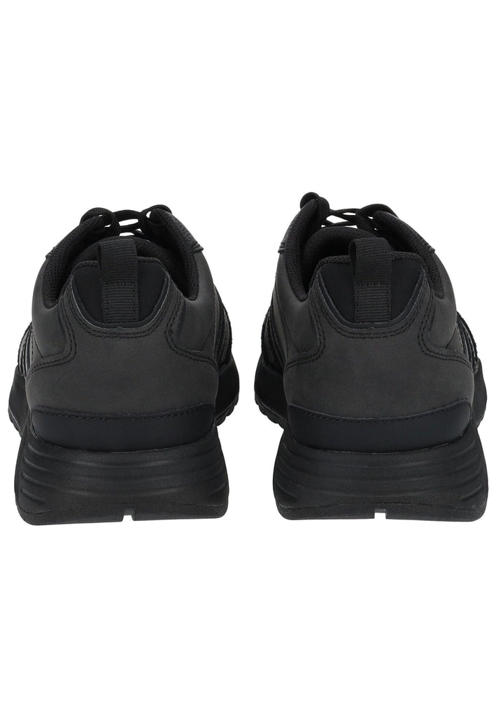 Geox Sneaker Leder/Synthetik Schwarz