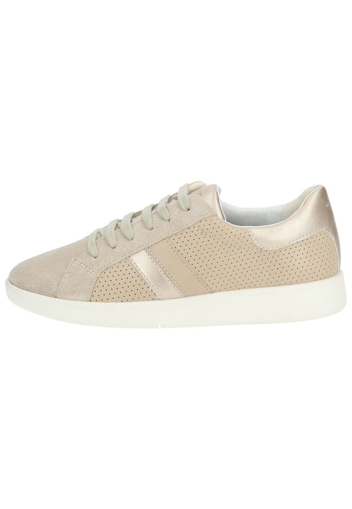 Geox Sneaker Leder/Synthetik Taupe