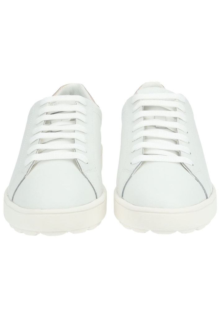 Geox Sneaker Leder/Synthetik Weiß/Gold