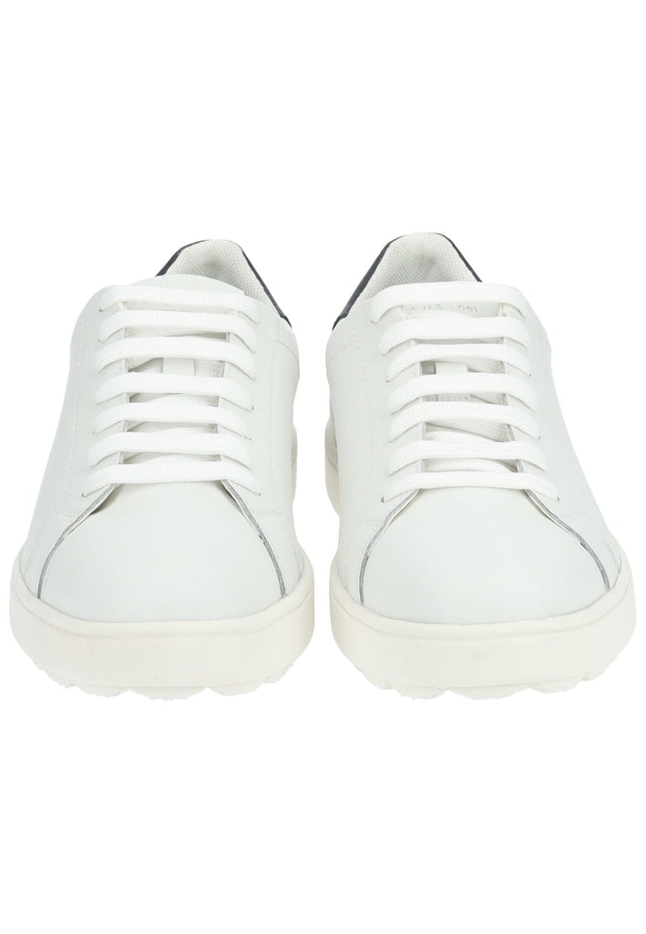 Geox Sneaker Leder/Synthetik Weiß/Navy
