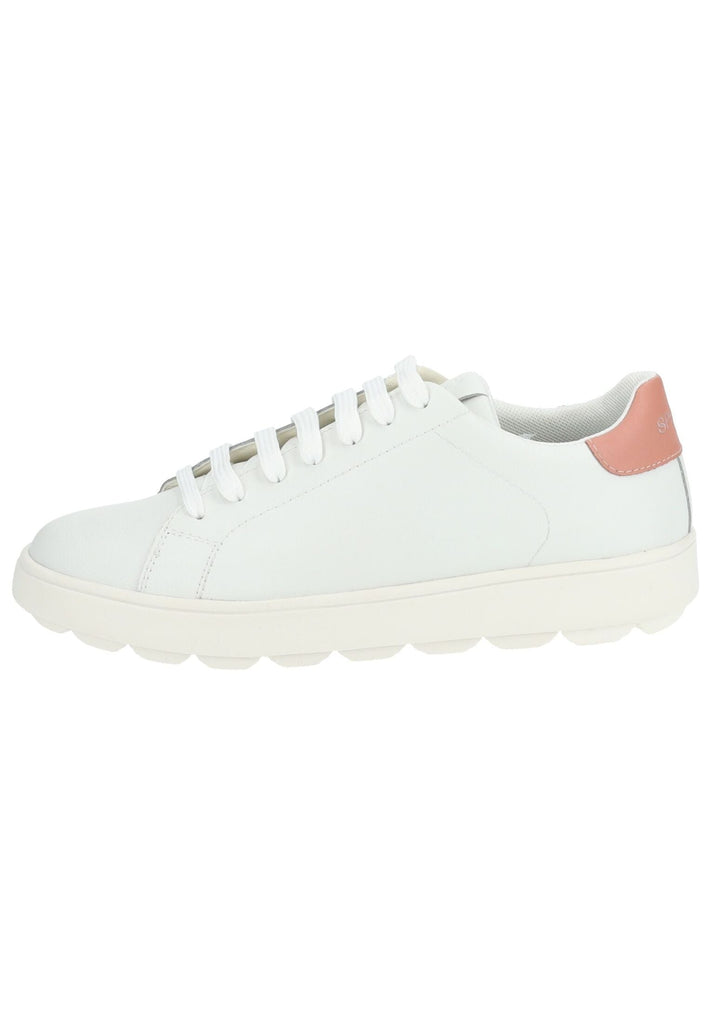 Geox Sneaker Leder/Synthetik Weiß/Rosa