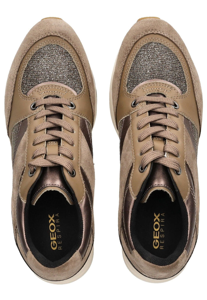 Geox Sneaker Leder Taupe