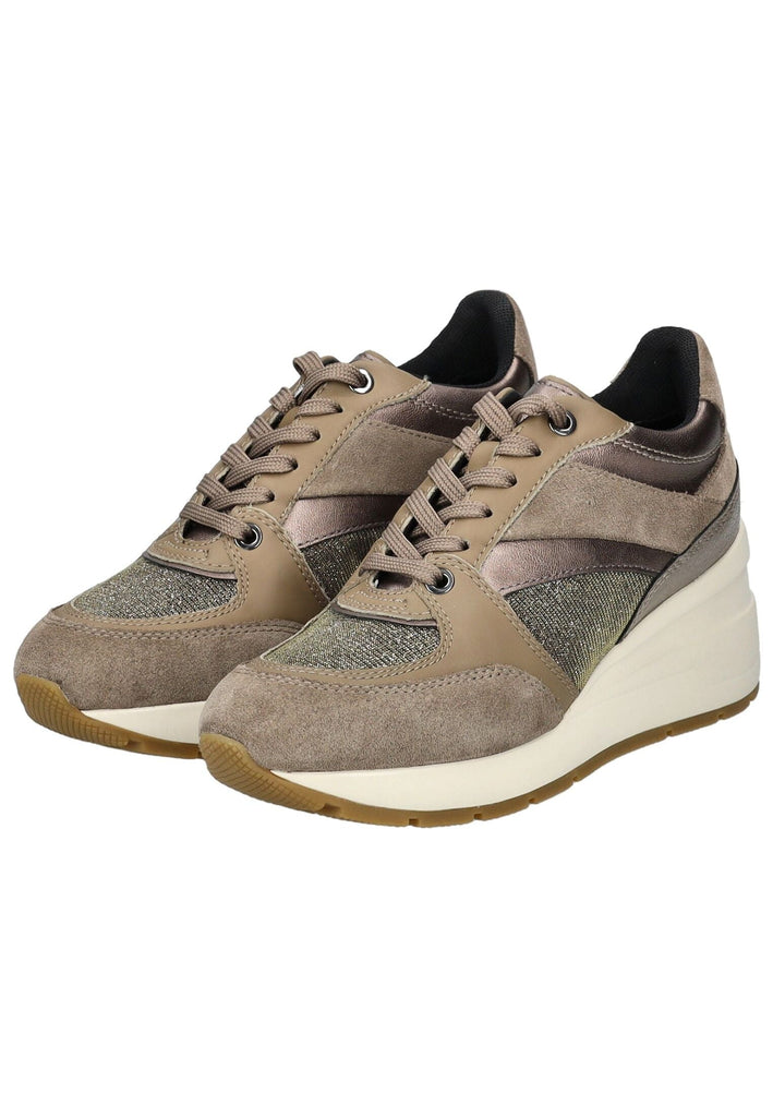 Geox Sneaker Leder Taupe