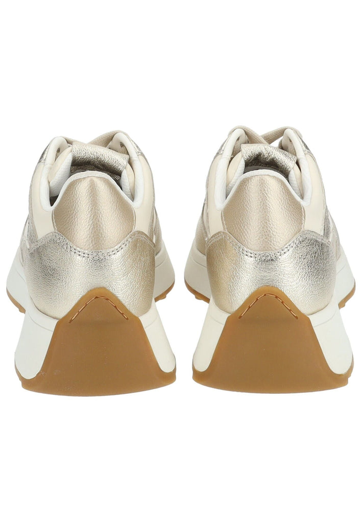 Geox Sneaker Leder/Textil Gold/Beige