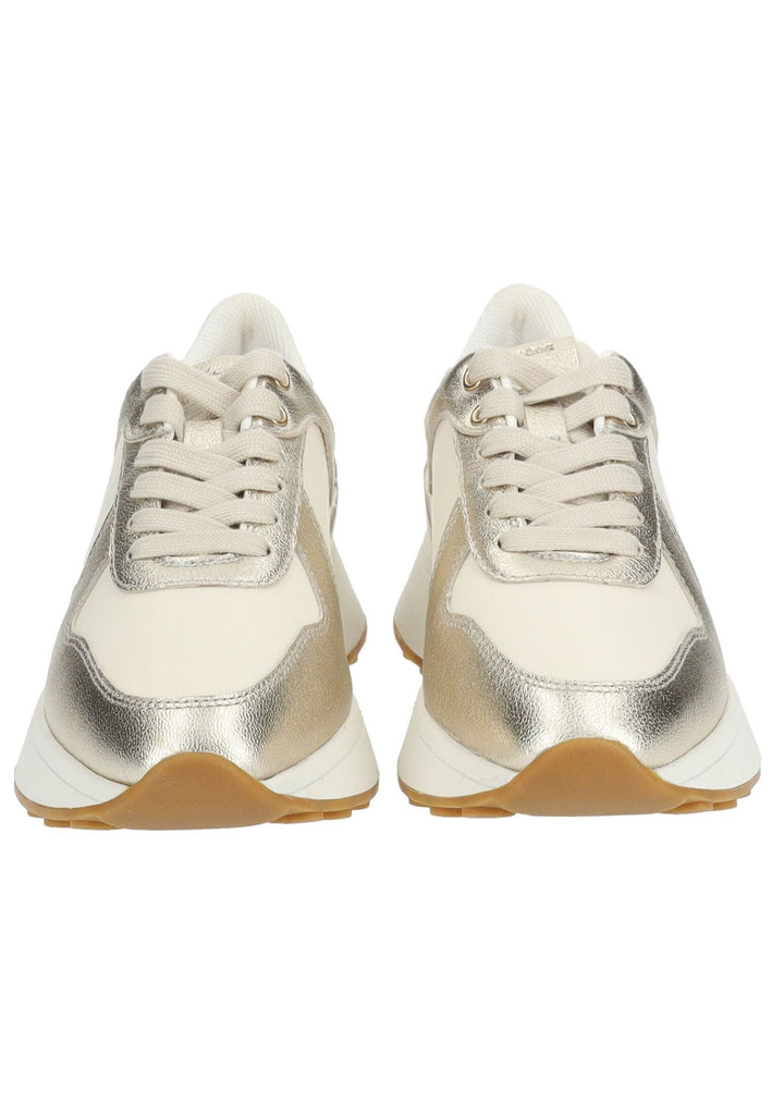 Geox Sneaker Leder/Textil Gold/Beige