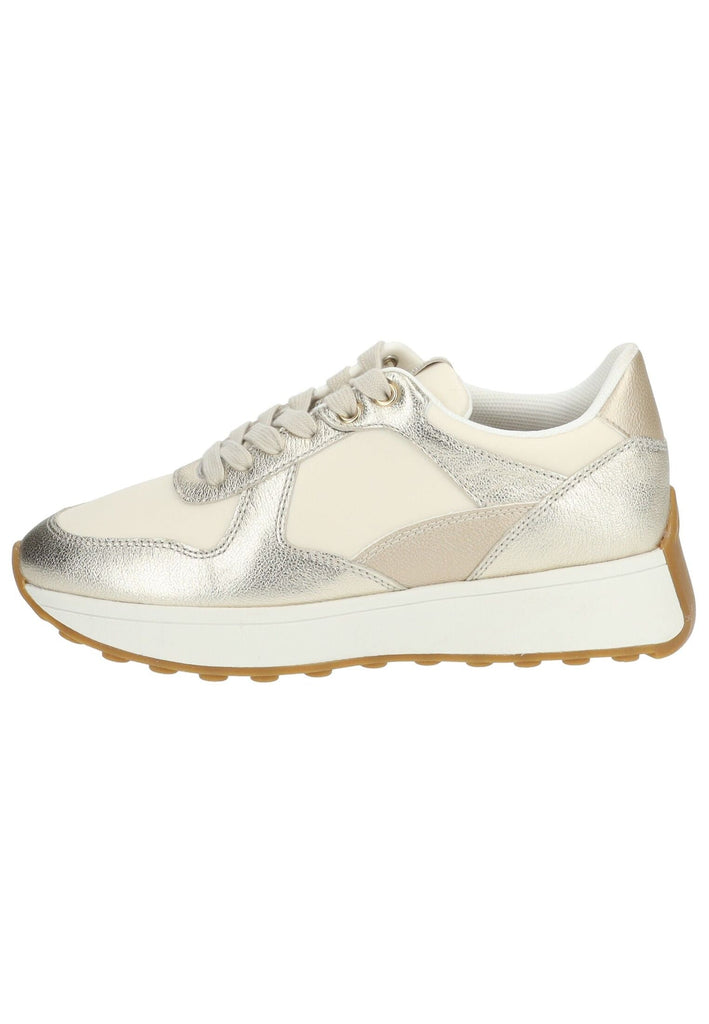 Geox Sneaker Leder/Textil Gold/Beige
