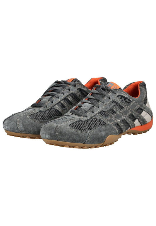 Geox Sneaker Leder/Textil Grau