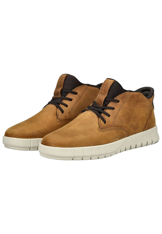 Geox Sneaker Leder/Textil Hellbraun