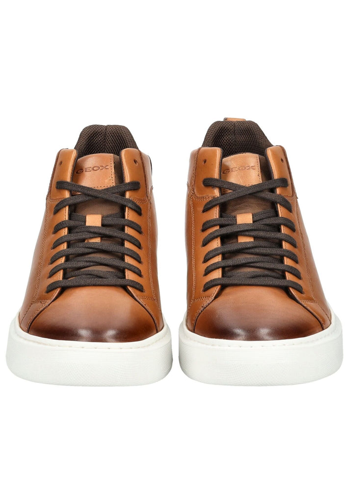 Geox Sneaker Leder/Textil Hellbraun
